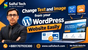 📢How to change your WordPress website text & Image